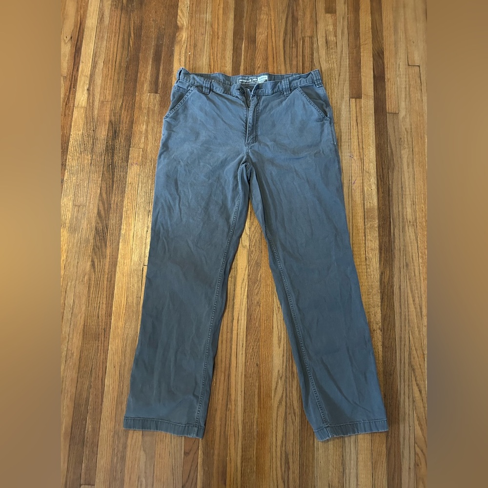 CARHARTT Pants Mens 38x34 Carpenter Jeans Relaxed Gray